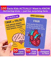 Quokka Trivia Games for Kids - Fun Card Game Family Night Educational Cards Kids, and Adults