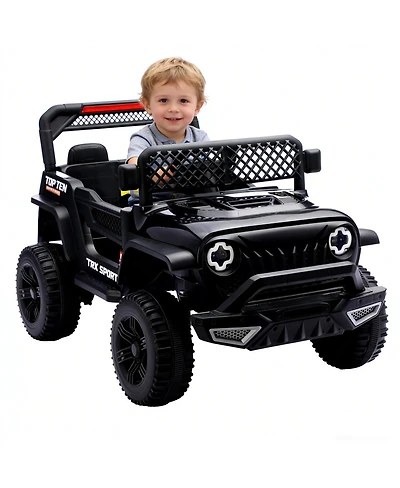 Yobtop Kids Ride On Car - Remote Control Electric with Swing Function, Riding Toy, Amazing Gift for Boys Girls 3-6 Years Old