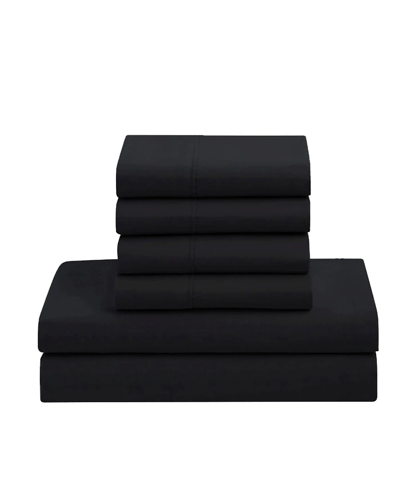 Sweet Home Collection Down Alternative Microfiber 7-Piece Comforter Set, Twin/Twin Xl