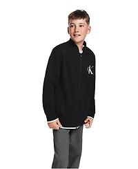 Calvin Klein Boys' 8-20 Long-Sleeve Bomber Sweatshirt