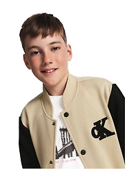 Calvin Klein Boys' 8-20 Fleece College Jacket