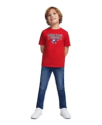 Tommy Hilfiger Boys' 2T-7 Graphic Mascot Short-Sleeve T-Shirt