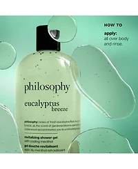 philosophy Revitalizing Eucalyptus Breeze Shower Gel, 16 oz.