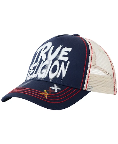 True Religion Men's Graffiti Trucker Hat