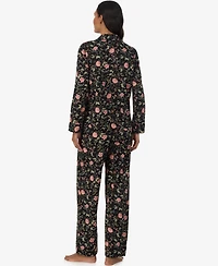 Lauren Ralph Women's Long-Sleeve Top & Drawstring Pants, 2-Piece Set