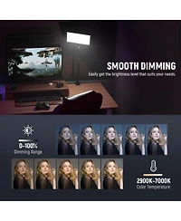 Neewer GL25B Led Video Light with 25W, 7000K, CRI98