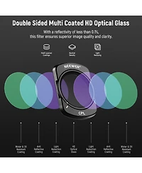 Neewer ND16 Camera Lens Accessory with Cpl, ND16, ND64 for Dji Osmo Pocket 3
