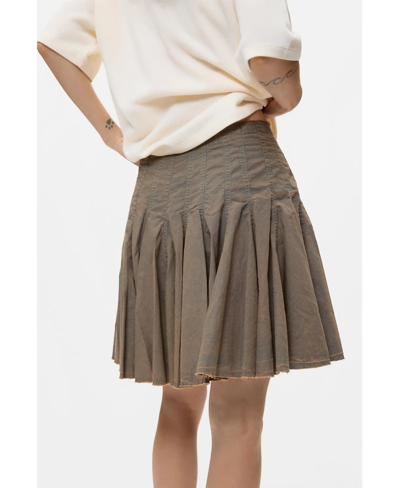 Desigual Women's Pleated Skirt