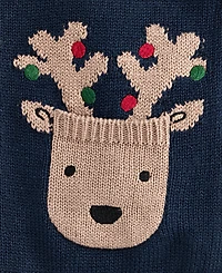 First Impressions Baby Boys' 3M-24M Mix & Match Reindeer Cotton Cardigan, Macy's Exclusive