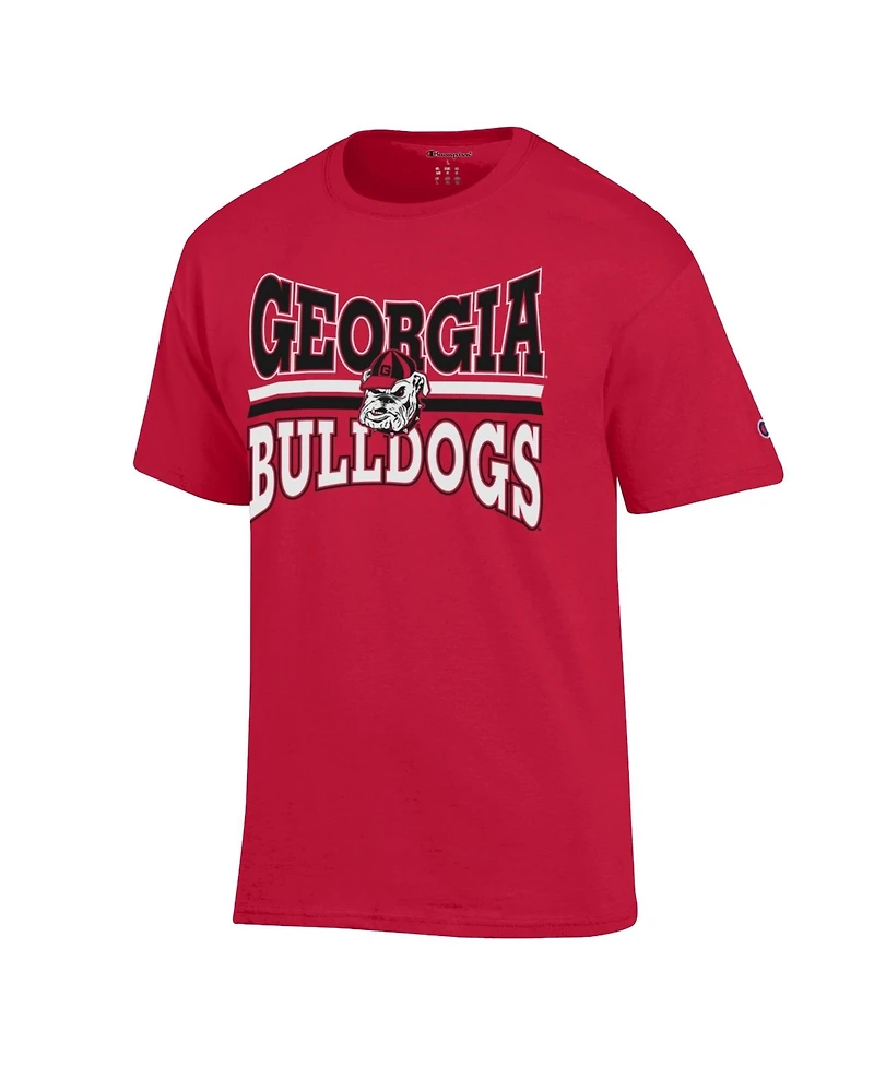 Champion Men's Red Georgia Bulldogs Team Zoom T-Shirt