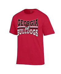Champion Men's Red Georgia Bulldogs Team Zoom T-Shirt