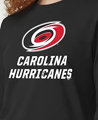 Champion Women's Black Carolina Hurricanes Wordmark Lockup Long Sleeve T-Shirt