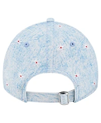 New Era Women's Light Blue Atlanta Braves Daisy All Over 9TWENTY Adjustable Hat