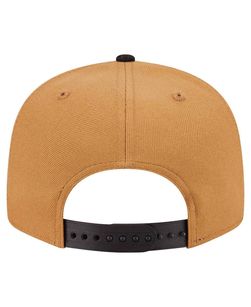 New Era Men's Khaki/Black Pittsburgh Pirates Ice Cream 9FIFTY Snapback Hat