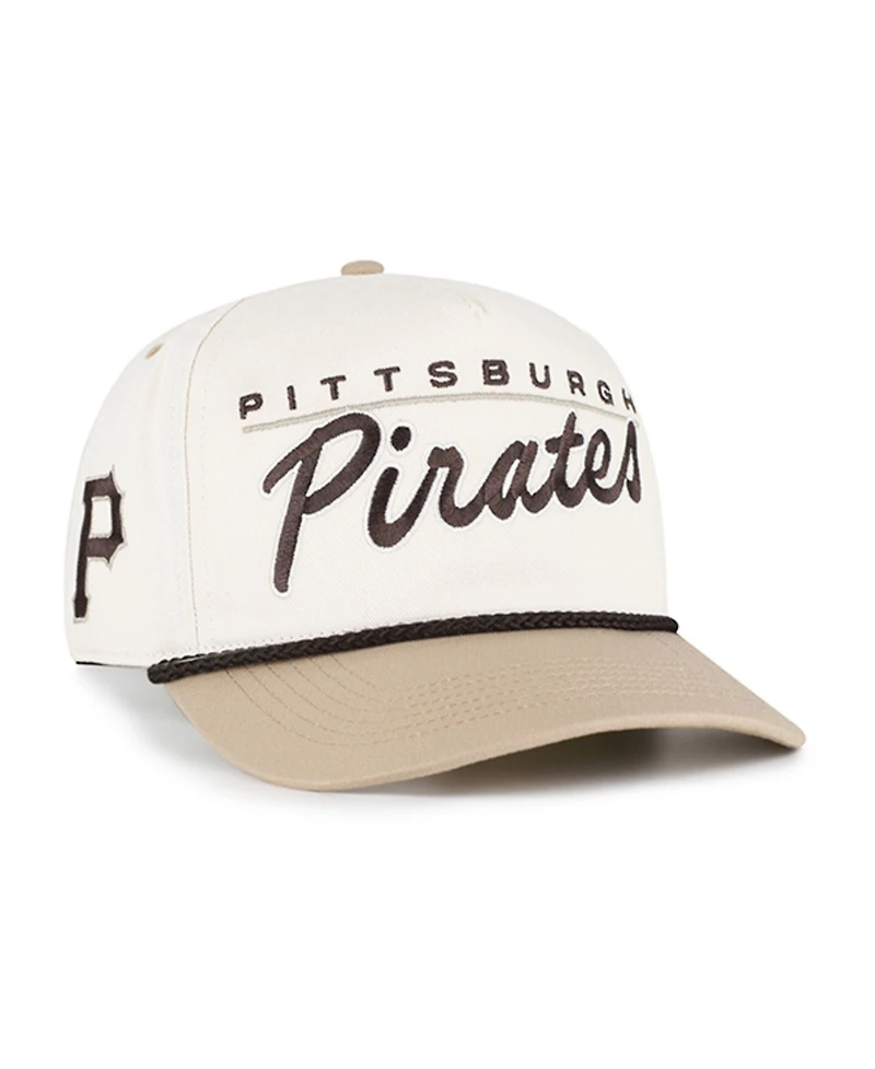 '47 Brand Men's Natural/Tan Pittsburgh Pirates Neutral Terrain Hitch Rope Adjustable Hat