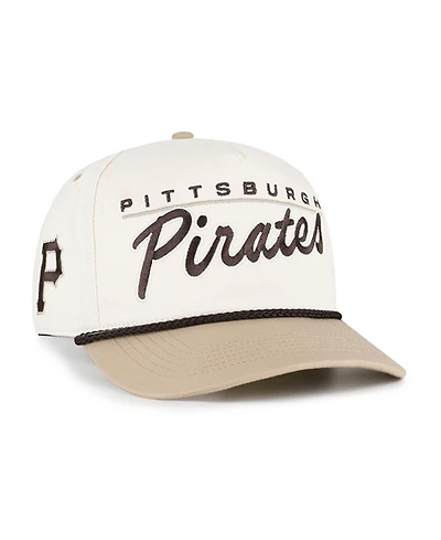 '47 Brand Men's Natural/Tan Pittsburgh Pirates Neutral Terrain Hitch Rope Adjustable Hat