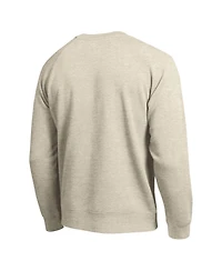 Champion Men's Oatmeal Boston Red Sox All-Star Soft Felt Raglan Sweatshirt
