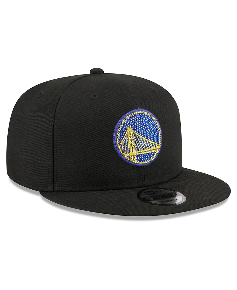 New Era Men's Black Golden State Warriors 2026 Nba Draft Crystal 9FIFTY Snapback Hat