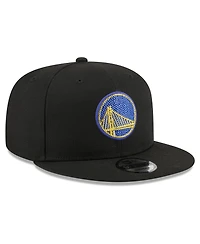 New Era Men's Black Golden State Warriors 2026 Nba Draft Crystal 9FIFTY Snapback Hat
