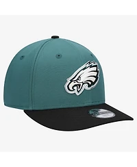 New Era Big Boys and Girls Midnight Green/Black Philadelphia Eagles 2026 Nfl Draft Pre-Curved 9FIFTY Snapback Hat