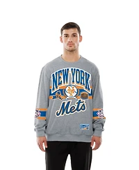 New Era Men's Gray York Mets Sport Classics Sweatshirt
