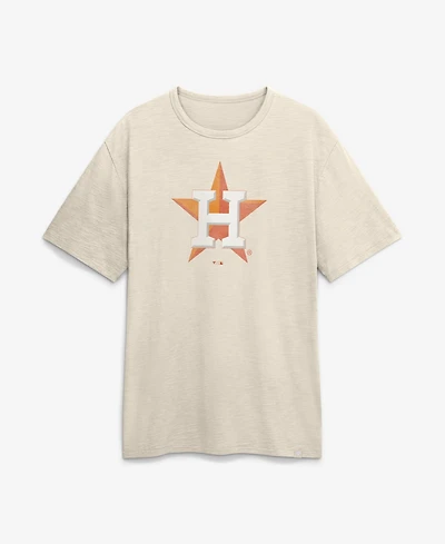 Fanatics Men's Cream Houston Astros Stadium Slub T-Shirt