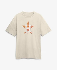 Fanatics Men's Cream Houston Astros Stadium Slub T-Shirt
