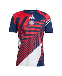 Adidas Men's Blue/Red Bayern Munich 2026/27 Pre-Match Home Training Jersey