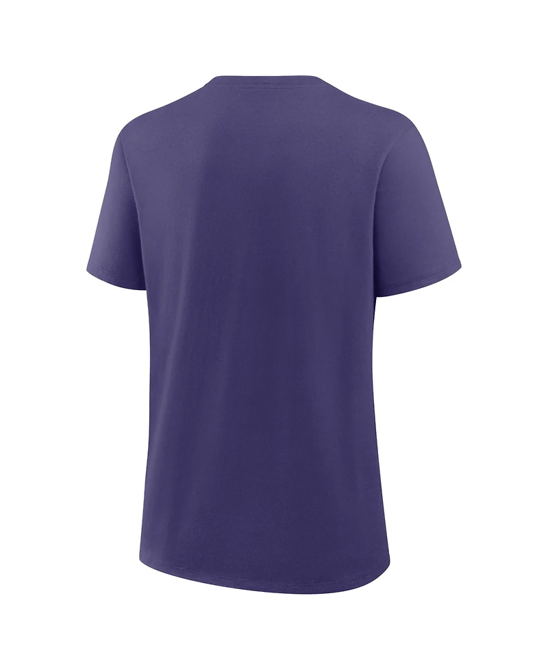 Nike Women's Purple Clemson Tigers Primary Logo T-Shirt