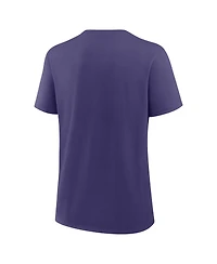Nike Women's Purple Clemson Tigers Primary Logo T-Shirt