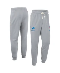 Nike Men's Gray Detroit Lions Sideline Standard Issue Dri-fit Taper Pants