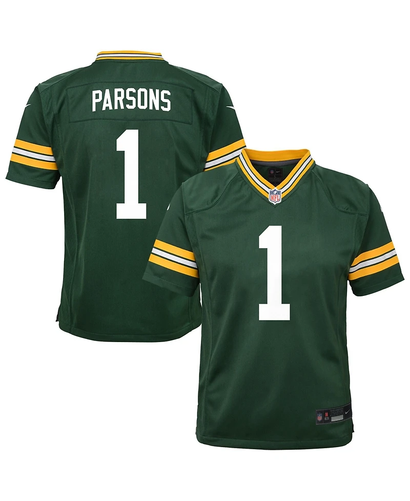 Nike Baby Boys and Girls Micah Parsons Green Bay Packers Team Game Jersey