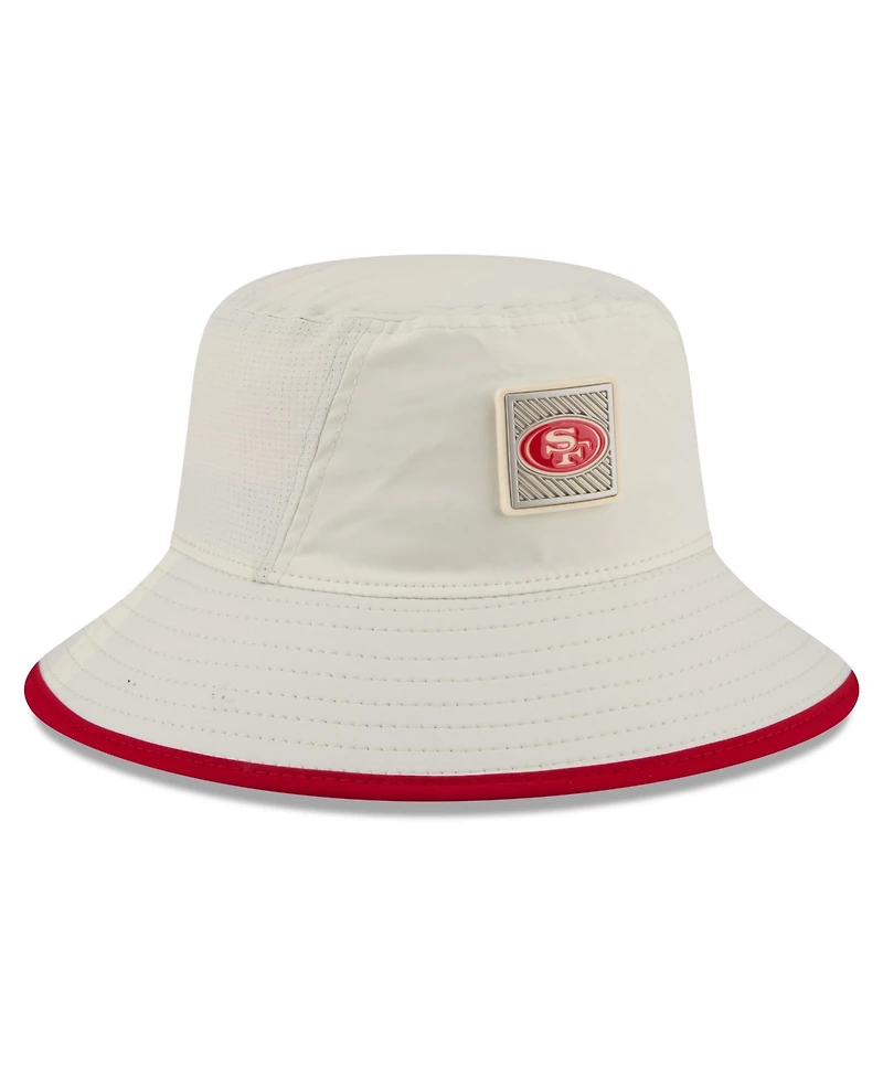 New Era Men's Cream San Francisco 49ers 2026 Nfl Training Camp Sport Bucket Hat
