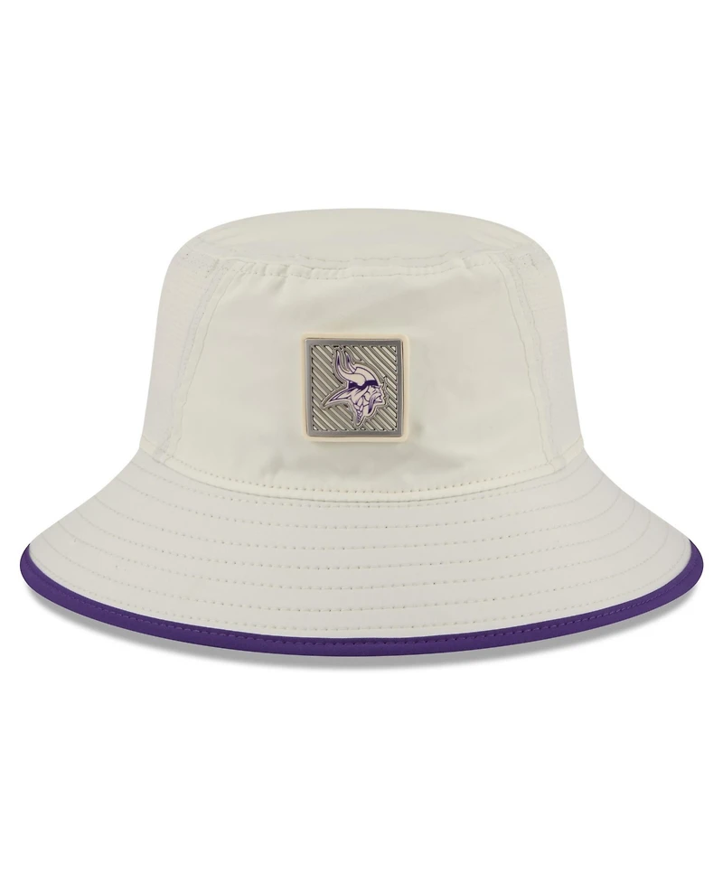 New Era Men's Cream Minnesota Vikings 2026 Nfl Training Camp Sport Bucket Hat