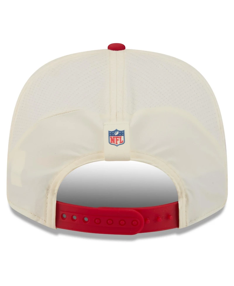 New Era Men's Cream/Scarlet San Francisco 49ers 2026 Nfl Training Camp 9SEVENTY Adjustable Hat