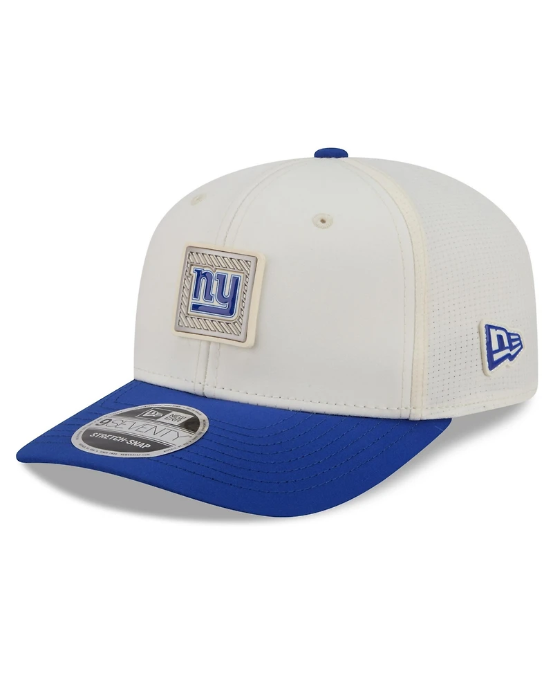 New Era Men's Cream/Royal New York Giants 2026 Nfl Training Camp 9SEVENTY Adjustable Hat