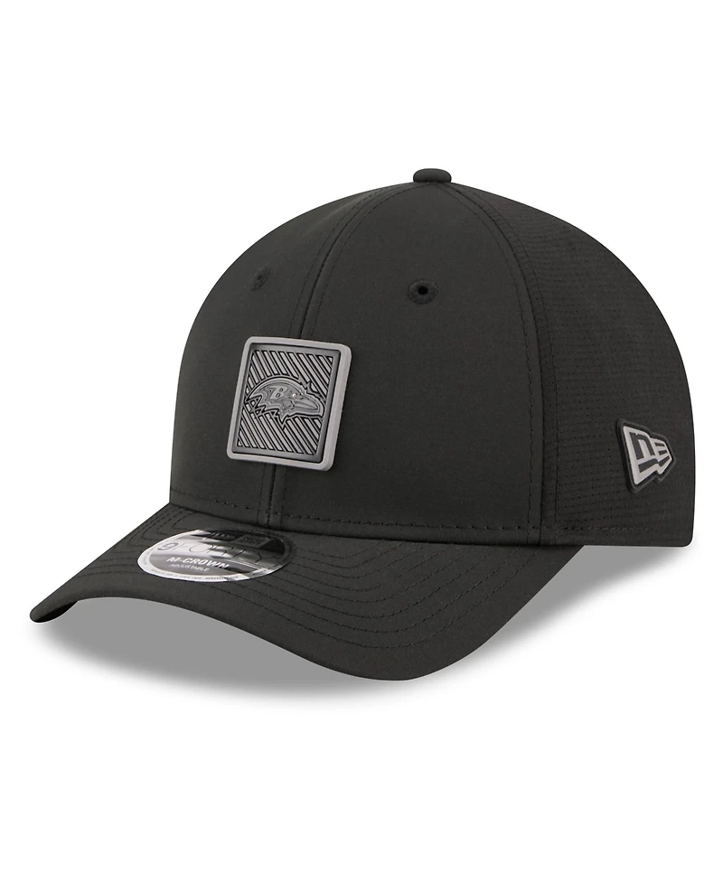 New Era Men's Black Baltimore Ravens 2026 Nfl Training Camp 9FORTY Adjustable Hat