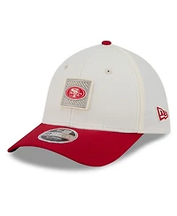 New Era Men's Cream/Scarlet San Francisco 49ers 2026 Nfl Training Camp 39THIRTY Flex Hat