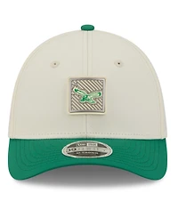 New Era Men's Cream/Kelly Green Philadelphia Eagles 2026 Nfl Training Camp 39THIRTY Flex Hat