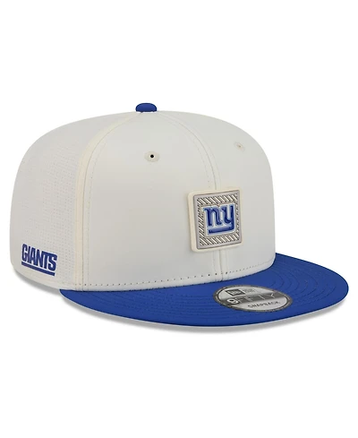 New Era Men's Cream/Royal New York Giants 2026 Nfl Training Camp 9FIFTY Snapback Hat