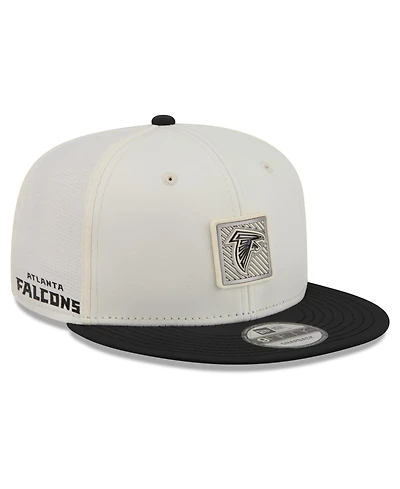 New Era Men's Cream/Black Atlanta Falcons 2026 Nfl Training Camp 9FIFTY Snapback Hat