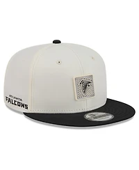 New Era Men's Cream/Black Atlanta Falcons 2026 Nfl Training Camp 9FIFTY Snapback Hat