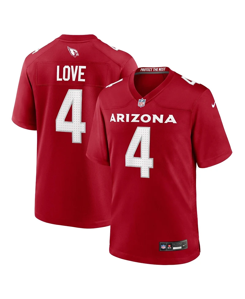 Nike Men's Cardinal Jeremiyah Love Arizona Cardinals 2026 Nfl Draft First Round Pick No. 3 Team Game Jersey