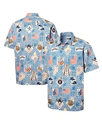 Reyn Spooner Men's Blue Houston Astros Americana Button-Up Shirt