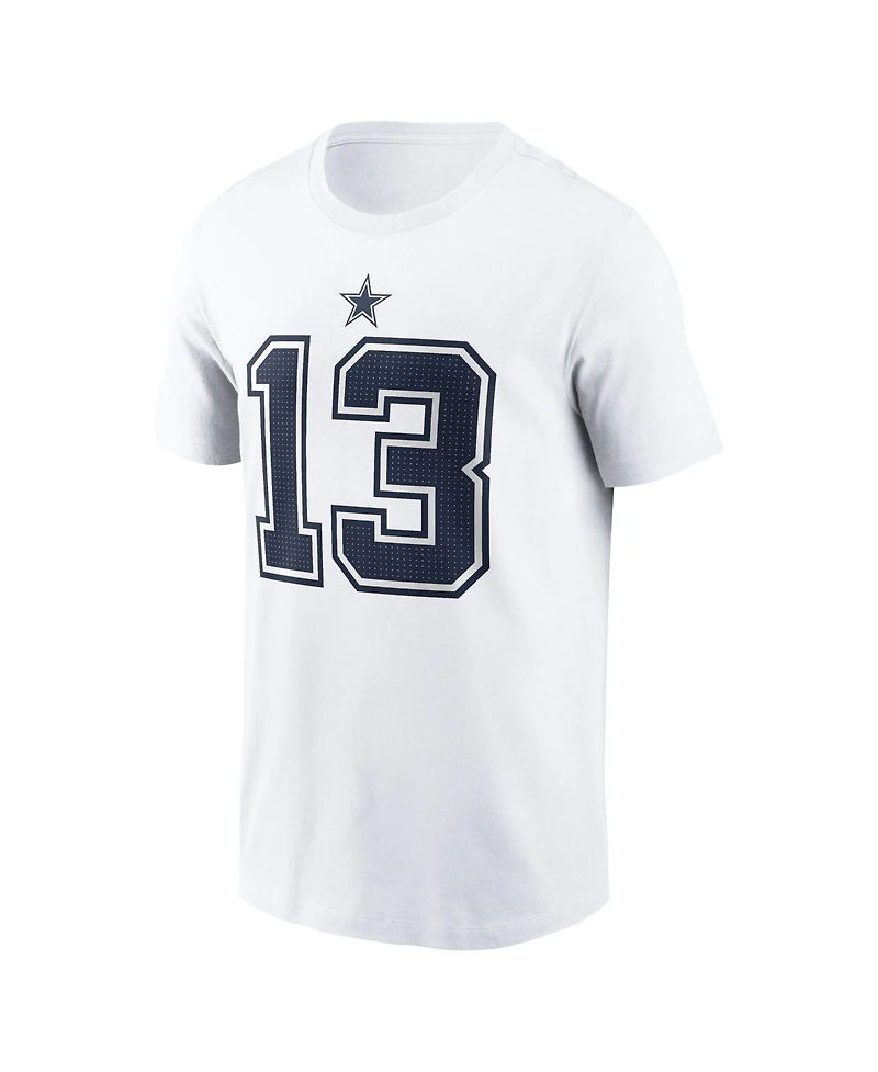 Nike Men's Caleb Downs White Dallas Cowboys 2026 Nfl Draft Name & Number T-Shirt