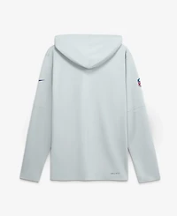 Nike Men's Platinum Baltimore Ravens Sideline Lightweight Long Sleeve Hooded Dri-fit T-Shirt