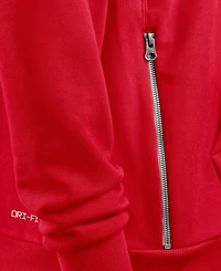 Nike Men's Scarlet Ohio State Buckeyes 2026 Sideline Standard Issue Dri-fit Full-Zip Hoodie