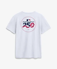 Nike Men's White San Diego Padres Celebrating America's 250th Logo T-Shirt
