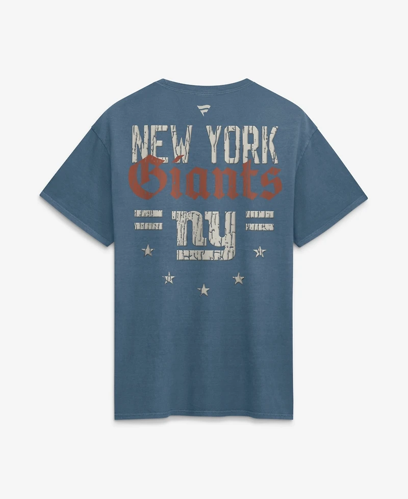Fanatics Men's Blue New York Giants Washed Americana T-Shirt