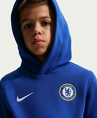 Nike Big Boys and Girls Blue Chelsea Club Hoodie